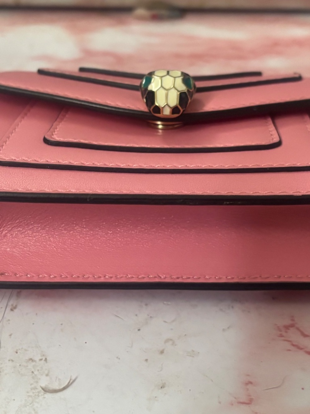 Bvlgari Micro Serpenti Bag Pink- Authentic - Picture 4 of 11